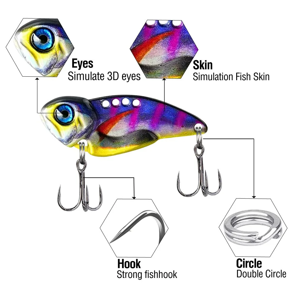 Señuelos VIB metálicos para pesca – Cucharas, crankbaits y swimbaits - imagen 2