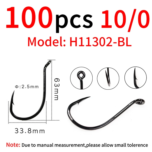 100pcs size 10l0