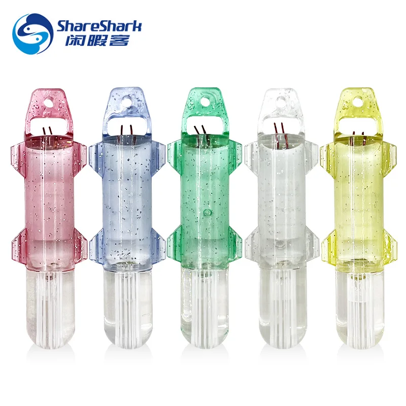 Señuelo de pesca con luz LED para atraer peces, lámpara de Flash para atraer peces bajo el agua