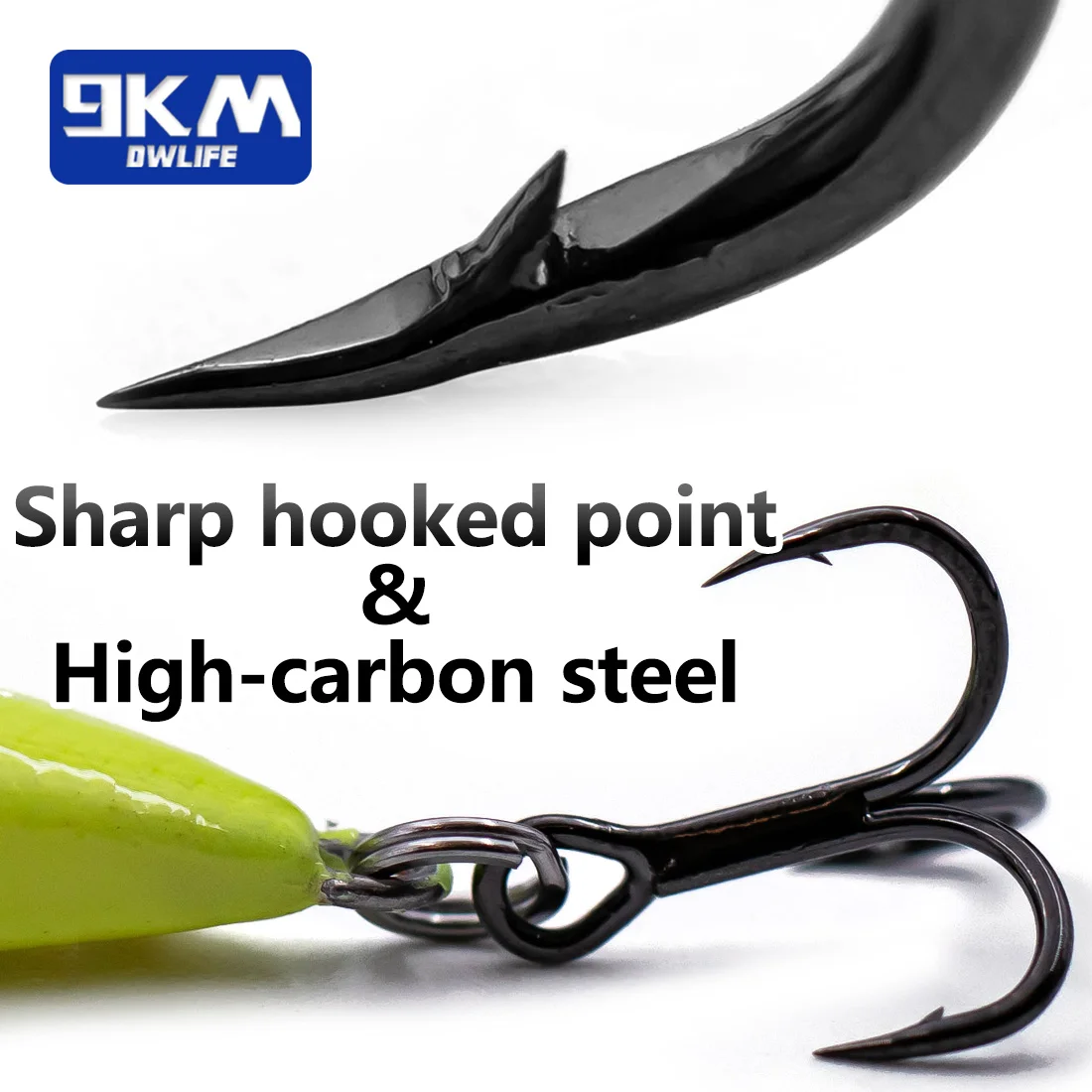 Crankbait buceo profundo pececillo realista con triples - imagen 4
