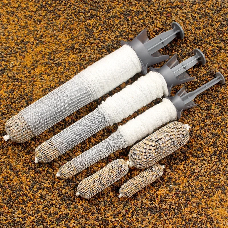 5m 16/22/34mm pesca de carpa PVA malla de repuesto bolsa de pesca malla Soluble en agua carpa alimentador de pesca trampa cebo redes herramientas - imagen 5