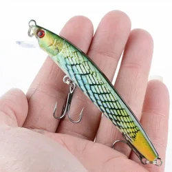 Señuelo minnow plástico para lucio grande – cebo duro de pesca