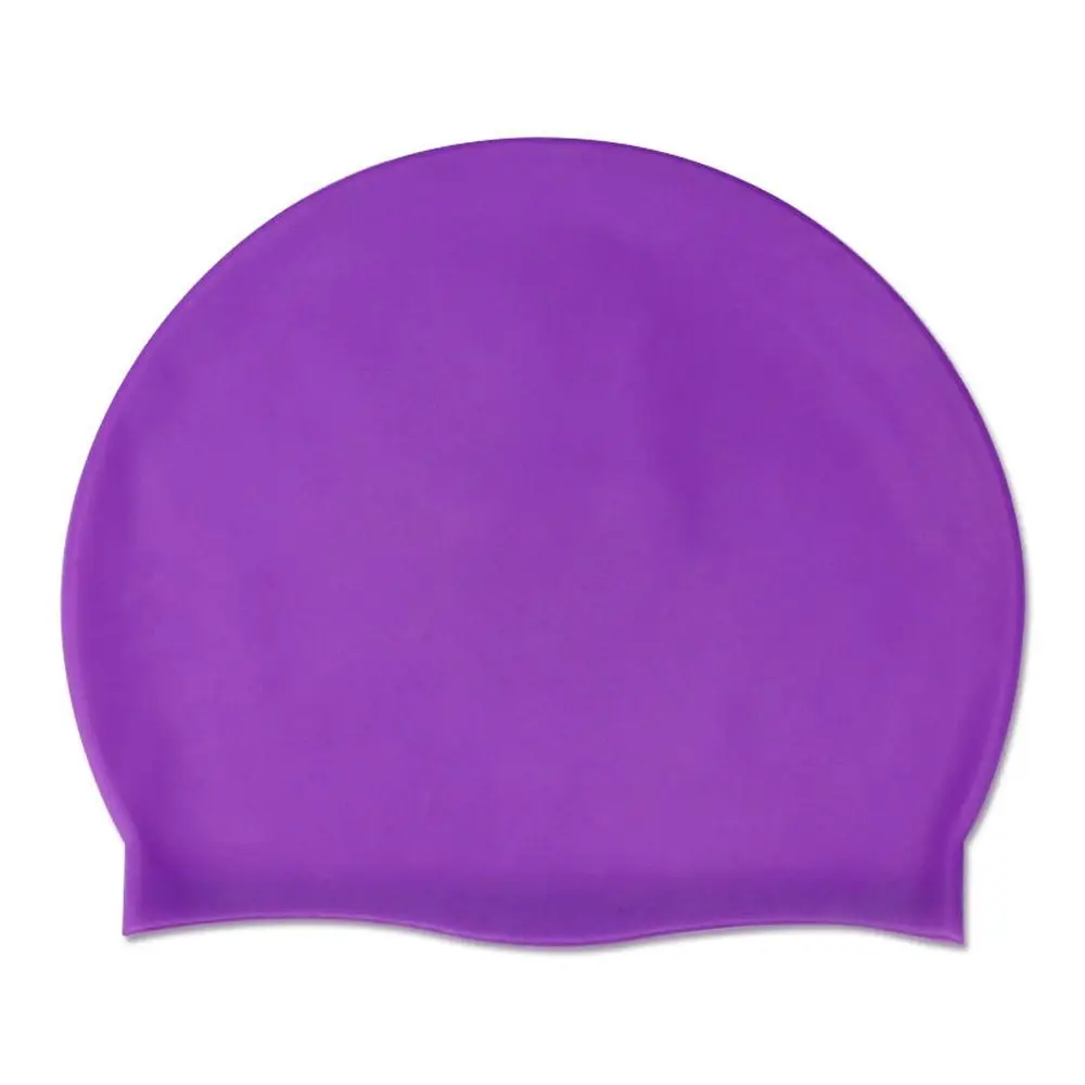 Gorro silicona impermeable pesca natación talla grande cabello largo - imagen 5