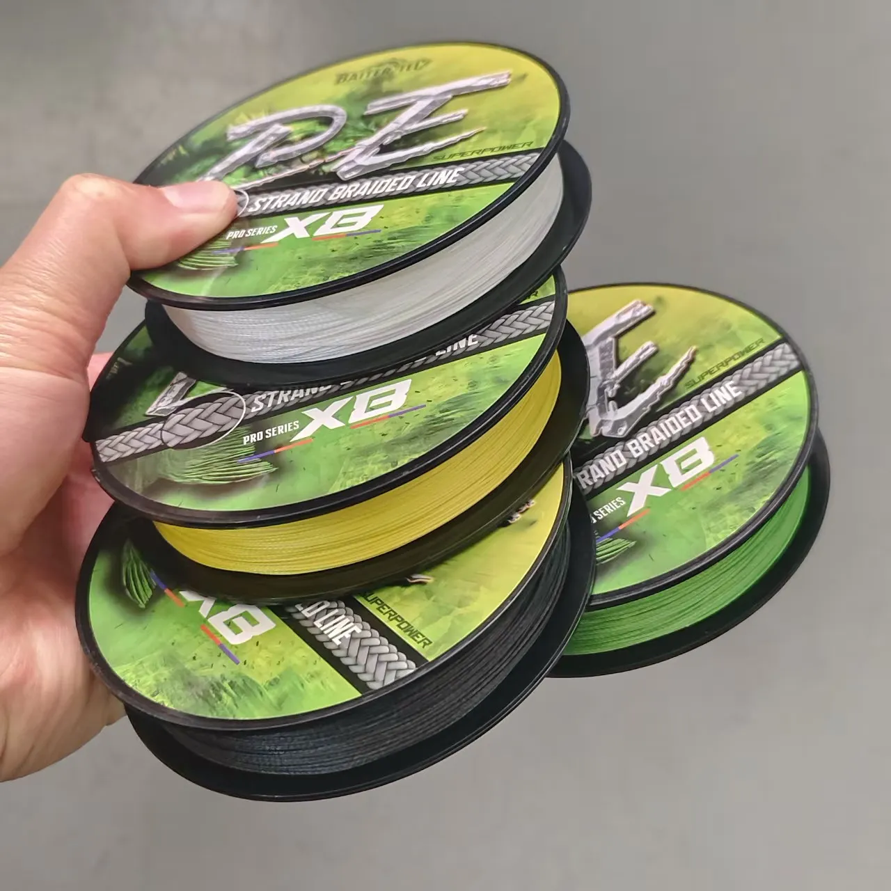 Línea de pesca trenzada BAITER TEC X8, arrastre máximo de 100M, línea de PE multifilamento de 66LB para lubina, Lucio, accesorios de pesca de carpa