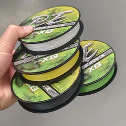 Línea de pesca trenzada BAITER TEC X8, arrastre máximo de 100M, línea de PE multifilamento de 66LB para lubina, Lucio, accesorios de pesca de carpa