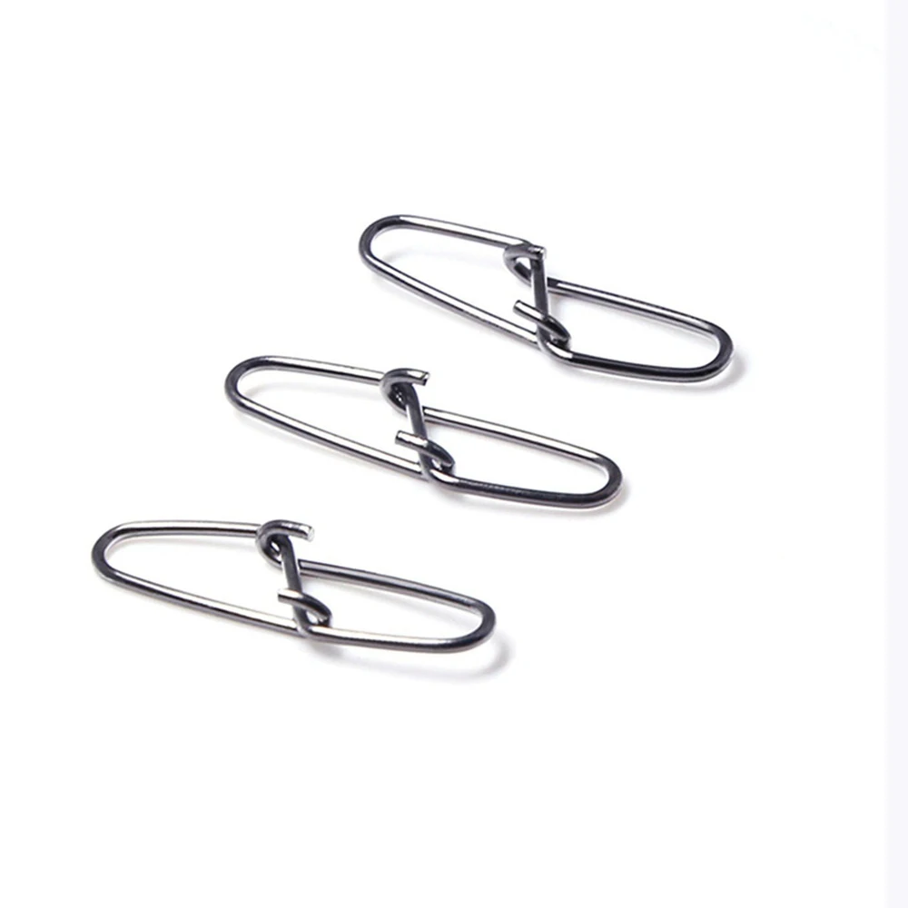 Pines de doble hebilla de diamante de acero inoxidable, Conector de rodamiento giratorio, emerillones de pesca, accesorios de aparejos, 1000pcs0 #-6 #