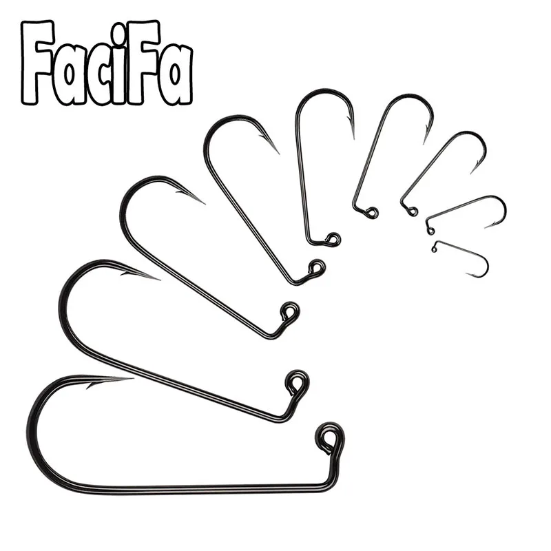 100 Uds. Plantilla de 90 grados para atar moscas, alambre fuerte, anzuelo de agua dulce y salada, plantilla de pesca Aberdeen, tamaño 6 4 2 1 1/0 a 4/0 #