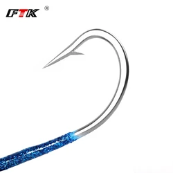 FTK Jig Head lubina con ojo 3D – Swimbait agua salada