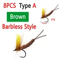 8pcs TypeA Brown