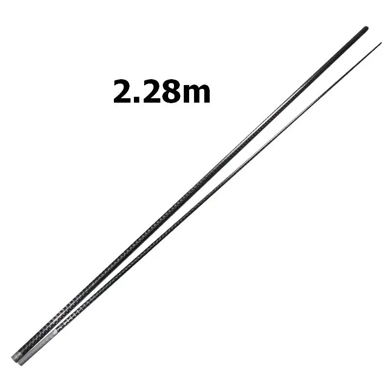 SC228 SC228-2 2,28 m 2 secciones caña de pescar de fibra de carbono sección en blanco espacios de caña de pescar varios tipos