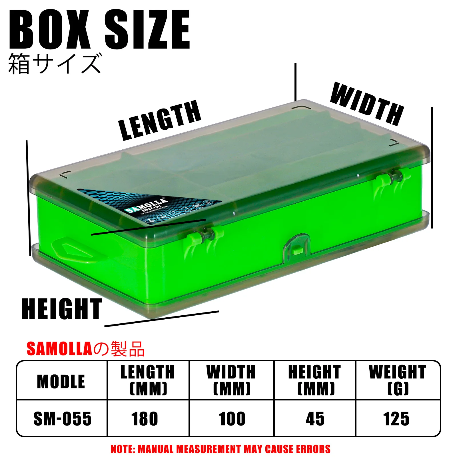 Caja de pesca de doble cara para cebos, compartimentos de plástico, accesorios de almacenamiento, estuche contenedor de alta resistencia - imagen 2