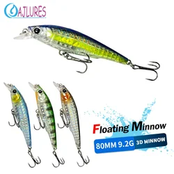 Crankbait flotante con ojos 3D y sistema de lanzamiento largo