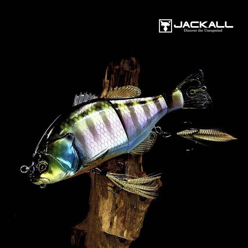 Señuelo JACKALL japonés, cebo de natación grande, tipo flotante, GANTAREL, pez multisección, 160mm, 70g, cebo para perca