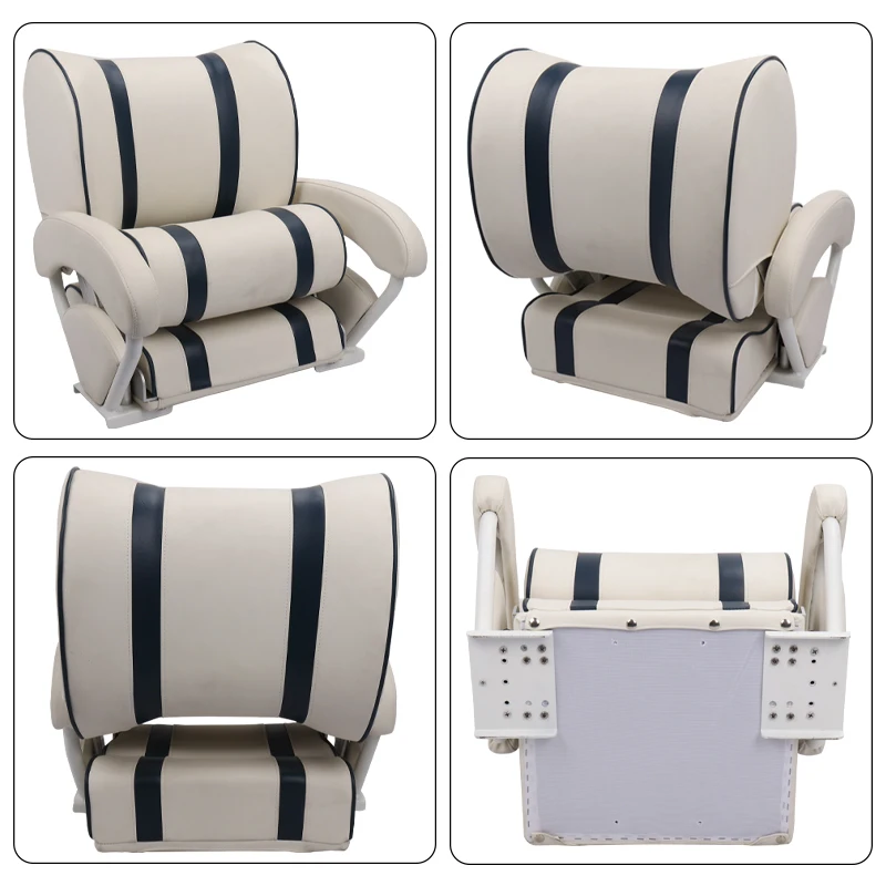 Sillas de barco de PVC, poner la silla en el barco, Lancha, asiento marino plegable, banco de barco de pesca, equipo marino - imagen 4