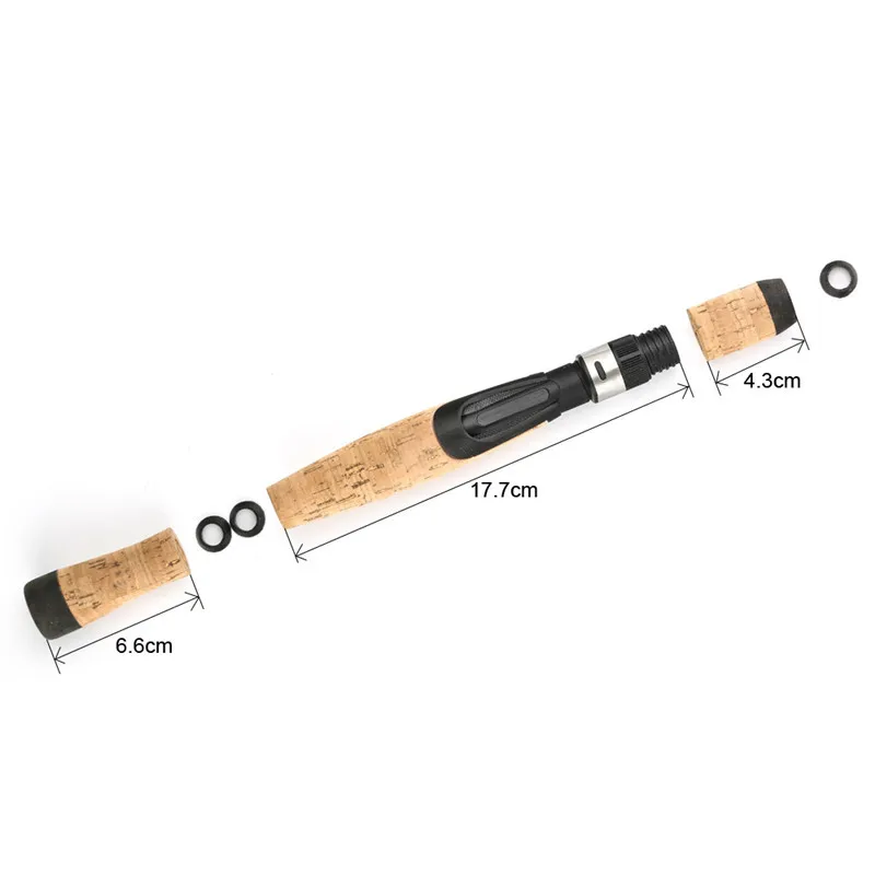 MNFT 1 Juego de caña de pescar giratoria, reparación de construcción, mango de corcho compuesto y asiento de carrete - imagen 2