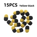 15pcs black yellow