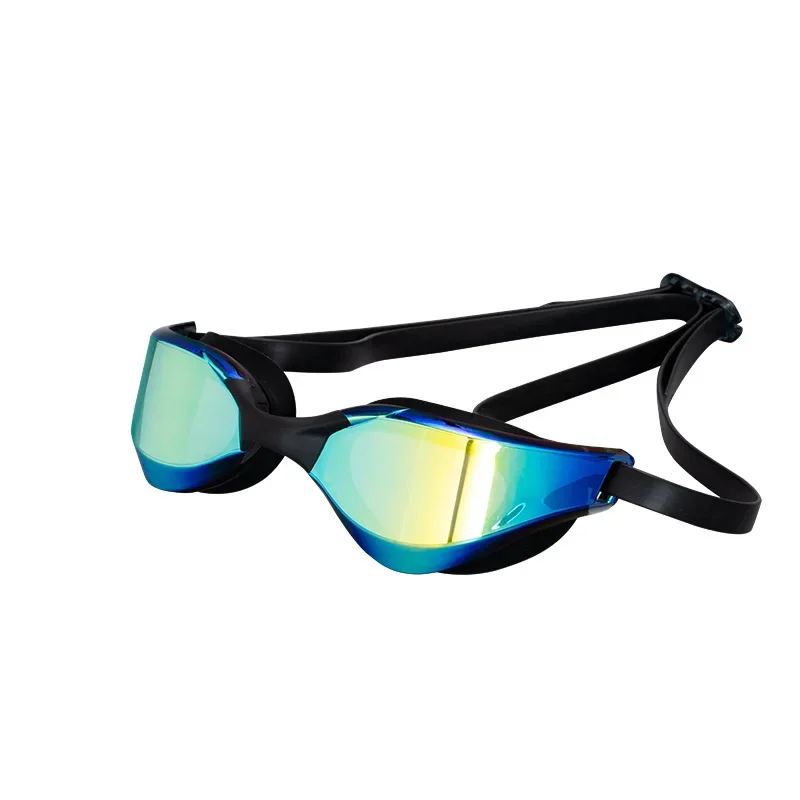 Gafas de natación profesionales impermeables a prueba de niebla HD, gafas de protección a prueba de fugas, gafas de natación de silicona ajustables para hombres y mujeres - imagen 3