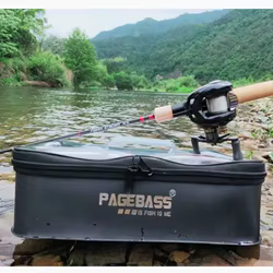PAGEBASS-caja de almacenamiento de accesorios EVA, caja de equipo de pesca multifunción, subgrande, pequeña caja de cebo para pesca