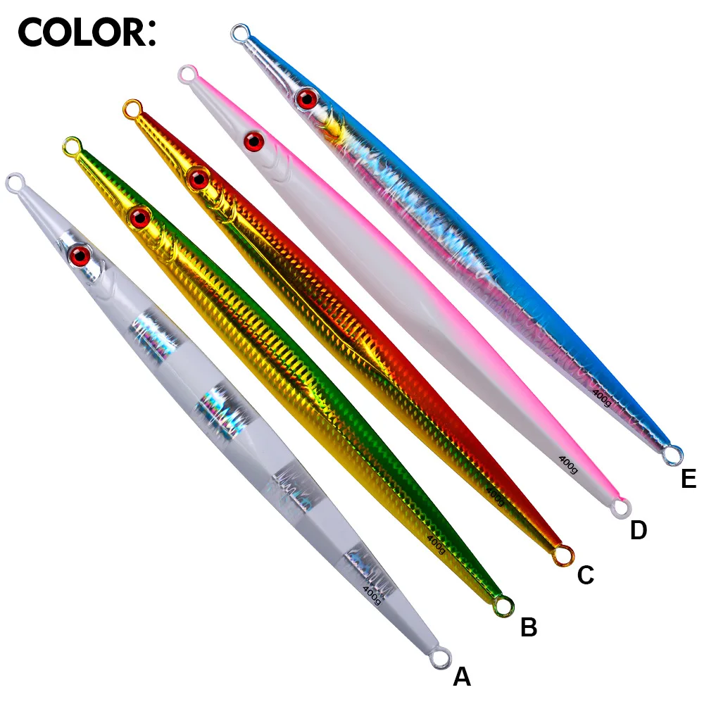 Cebos duros flotantes que se hunden, Señuelos de Pesca luminosos, cebos artificiales de fundición para pesca de lubina, 80g/16,5 cm, 1 unidad - imagen 3