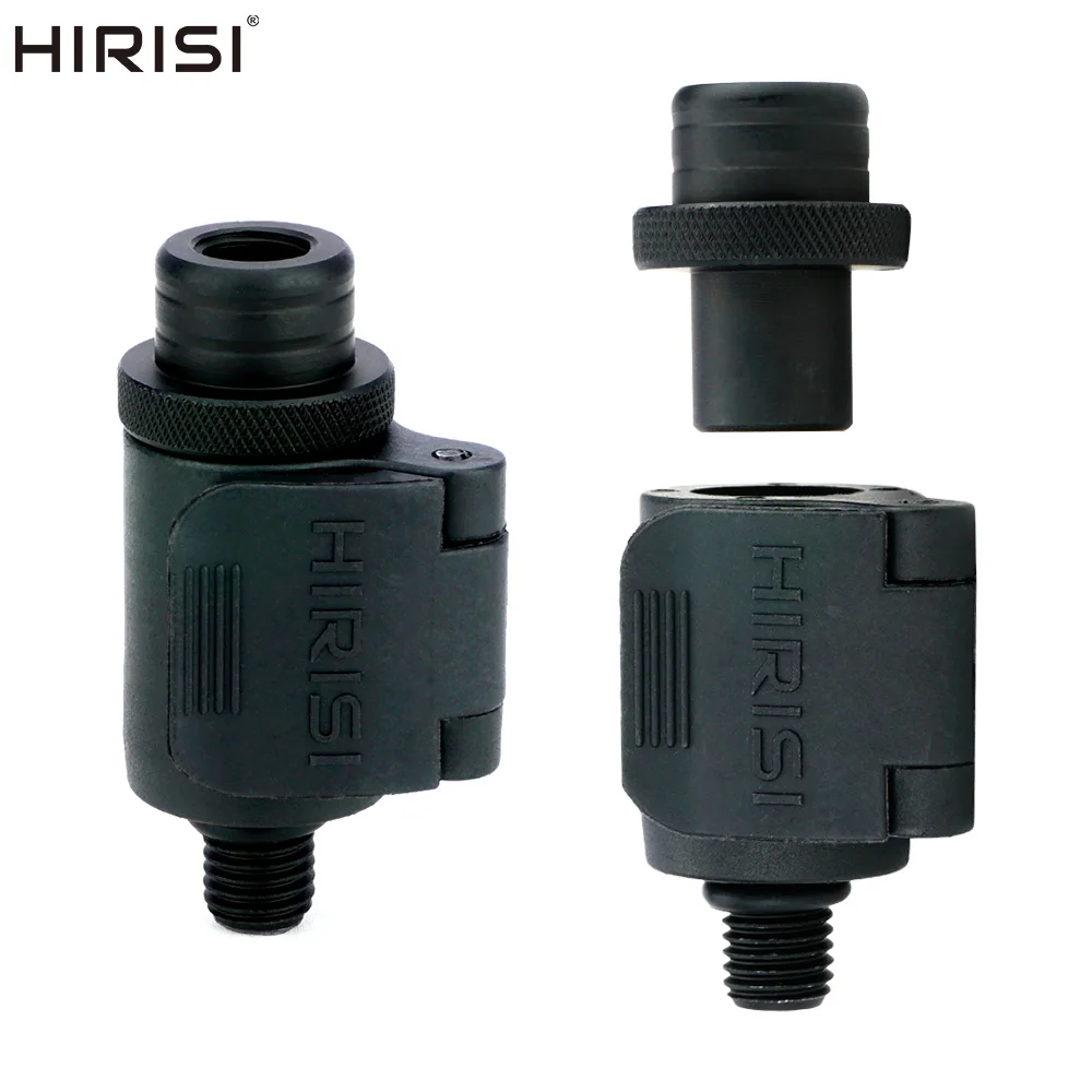 Conector cambio rápido de aluminio Hirisi para pesca de carpa