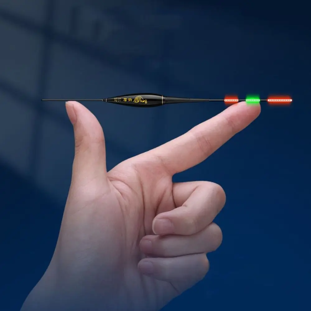 Flotador de pesca Led inteligente, boya de recordatorio de alta sensibilidad, Sensor de gravedad, estroboscópico de pesca nocturna eléctrica brillante, cola larga - imagen 5