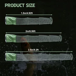 Goture Red de Pesca Plegable Malla Pequeña Bolsa-Portátil para Peces