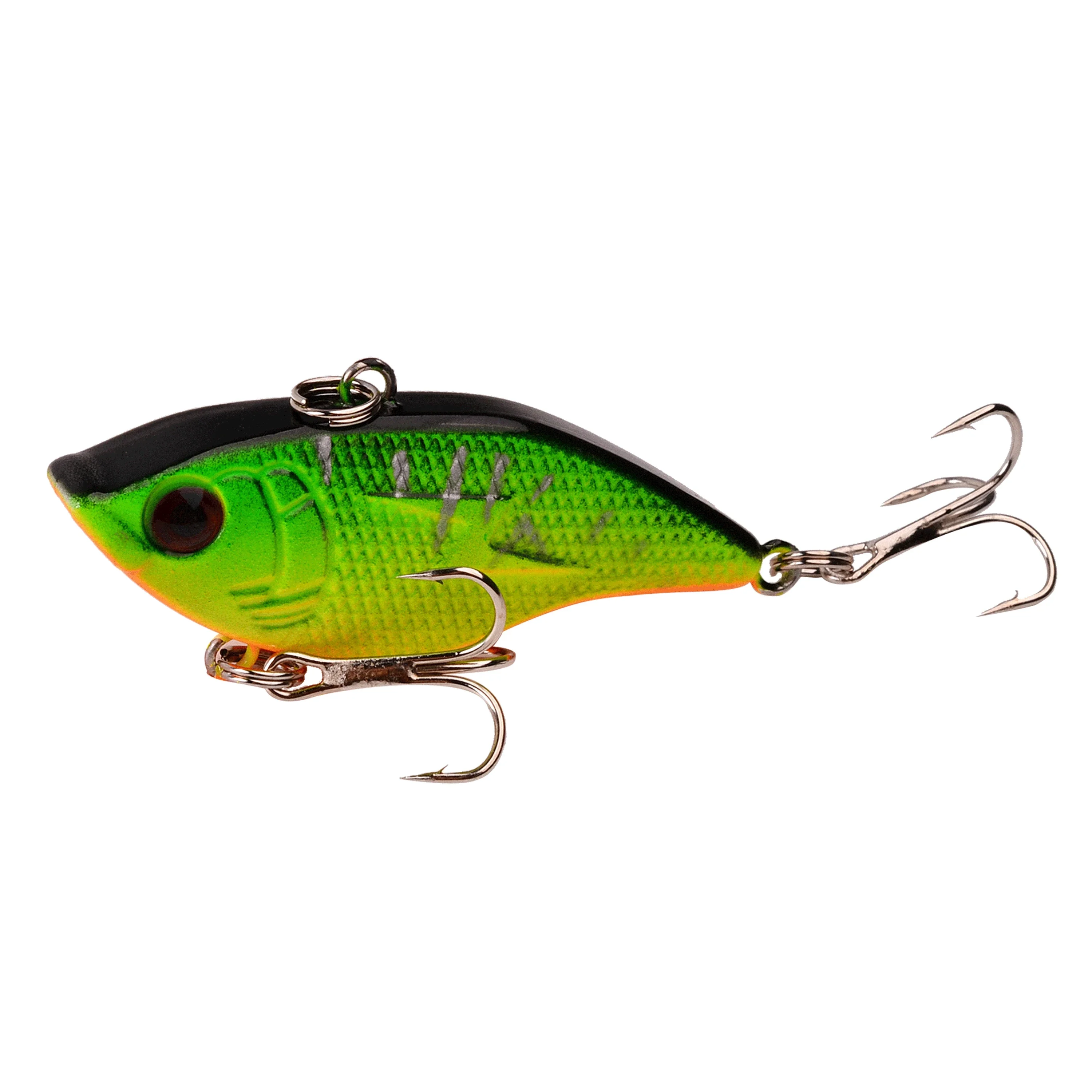 6 uds VIB señuelo cebos duros que se hunden ojos 3D 5,5 cm 14g Wobbler Crankbait cebo Artificial vibratorio ruido señuelo de Pesca - imagen 5