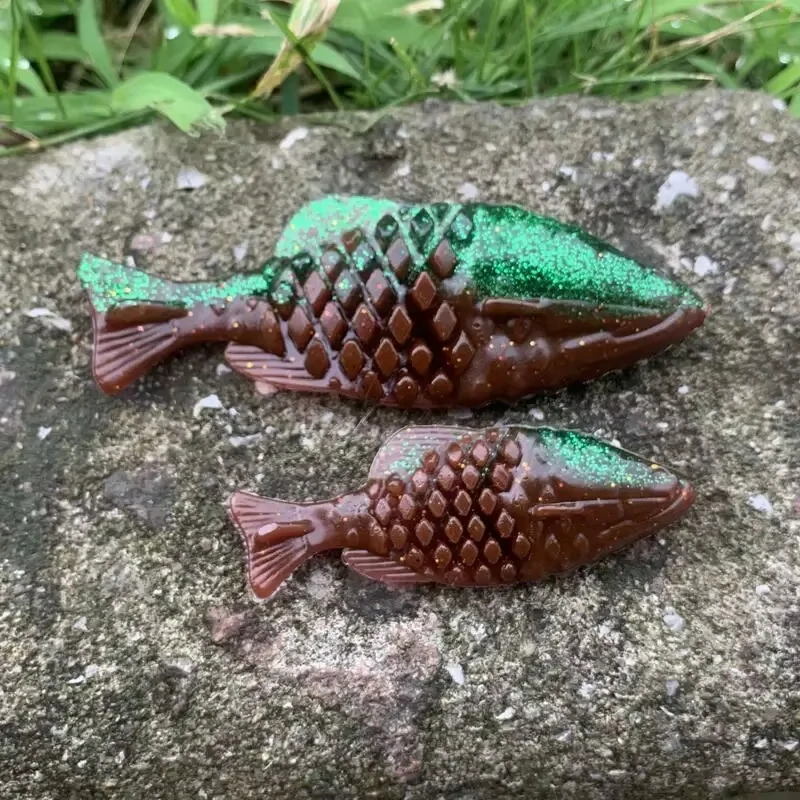 WALK FISH 4,8g 11,5g señuelos blandos pesca en el mar carpa pequeña cruciana agua flotante cebo simulado cebo Artificial pez de hundimiento lento - imagen 4