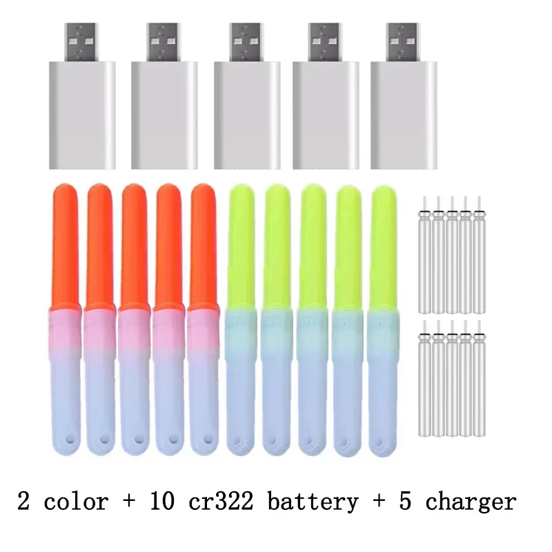 2color and 5 charger