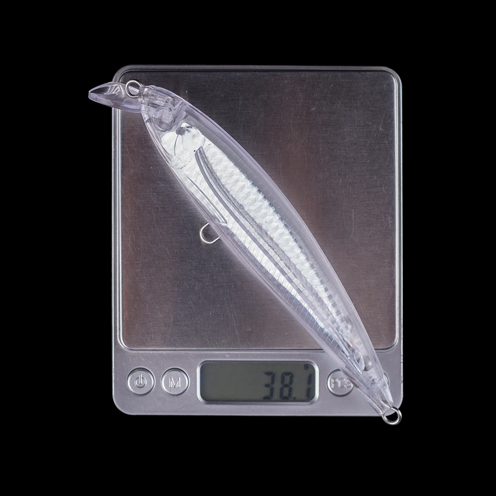 Hanlin-Señuelos de Pesca flotantes sin pintar, 5/10 piezas, 160mm/38g, pececillos en blanco, aparejos de plástico duro holográfico en el interior - imagen 3