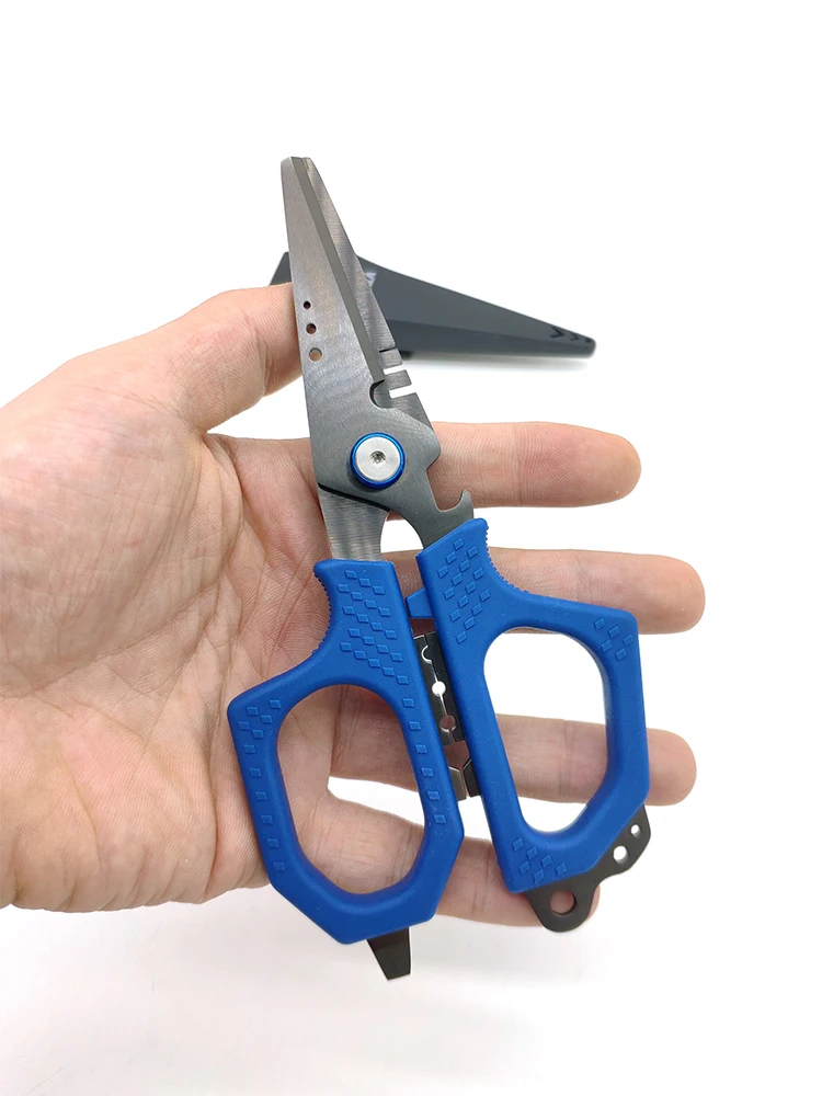 Tijeras de pesca multifuncionales, herramienta de señuelo para exteriores, línea de PE - imagen 4