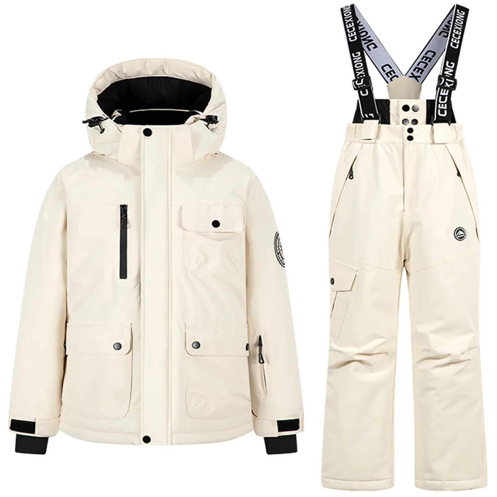 Traje de nieve infantil chaqueta y pantalón cálido - imagen 2