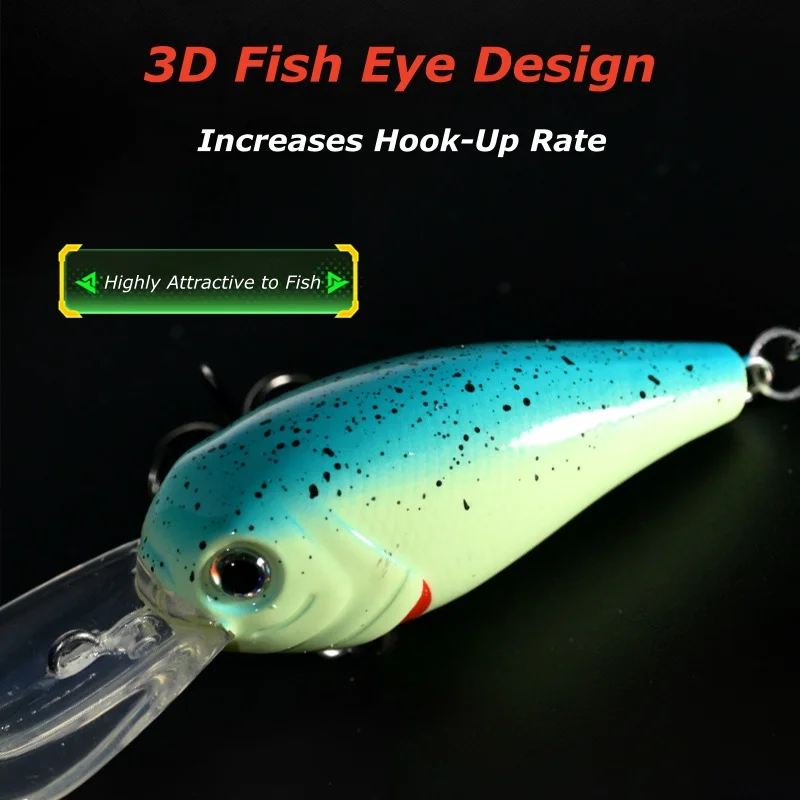Wondersee 80mm 10g hundimiento lento vibración aleteo VIB fundición larga hundimiento Wobbler señuelo de pesca cebo duro manivela Lucio liquidación