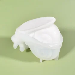 Molde silicona caracol para fabricar señuelos de pesca con resina