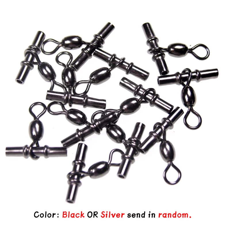 Conector Swivel 3 vías acero inoxidable pesca alta resistencia - imagen 5