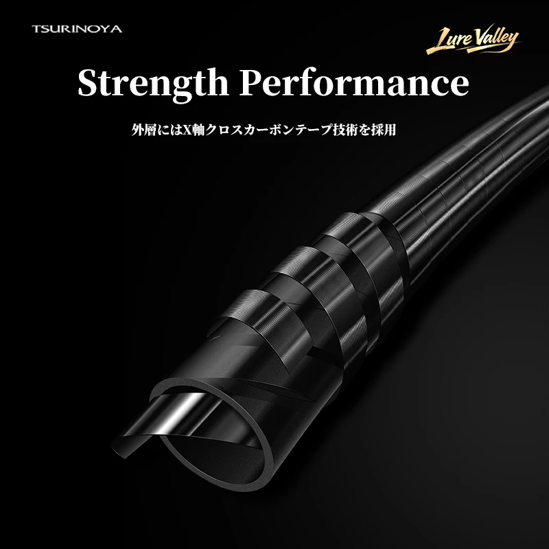 Caña de Pescar Portátil TSURINOYA LURE VALLEY de 5 Secciones, 1.98/2.08/2.28/2.44/2.7m, Guía RF FUJI A SIC, para Pesca con Mosca, Spinning, Casting, Lucio y Lubina - imagen 5