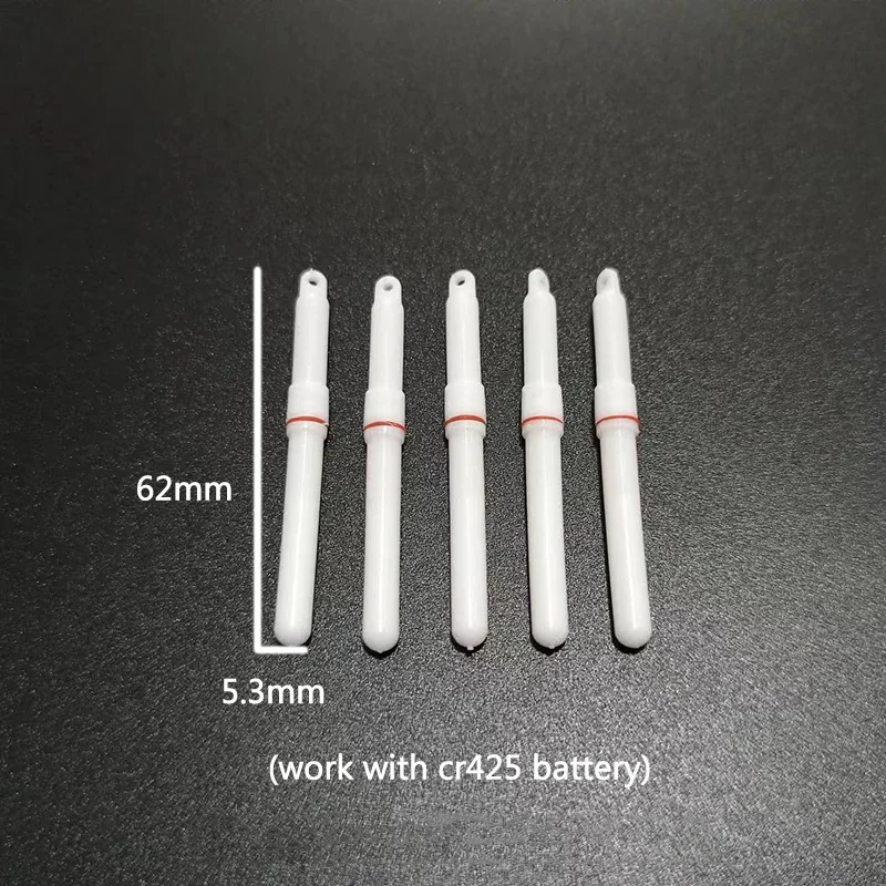 5 unids/lote barra luminosa de pesca nocturna con batería recargable cr425 palo de luz de pesca atractor lámpara accesorio J512 - imagen 3