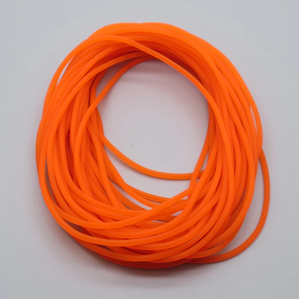 Cuerda de goma fuerte de látex sólido, banda de goma para pesca, entrenamiento de tenis, cuerda elástica de pesca, 3 metros, 6-7 veces, 2,2mm - imagen 5