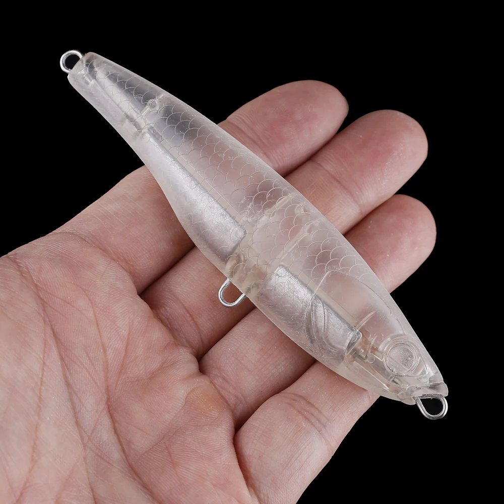 Chan'sHuang-Cebo en blanco sin pintar de 10 piezas, cebo de 110mm y 49g que se hunde, lápiz silencioso de juego grande, pececillo sin Lipless, pesca Artificial hecha a mano - imagen 4