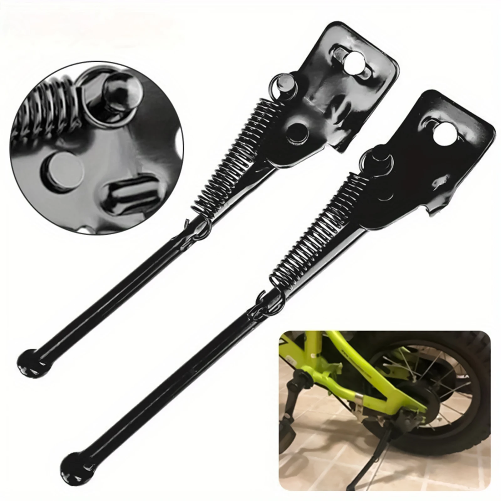 Soporte Universal para bicicleta de 14/18/20 pulgadas, aleación de hierro duradera, pie sin patadas para bicicleta eléctrica, accesorio para ciclismo y motocicleta - imagen 5