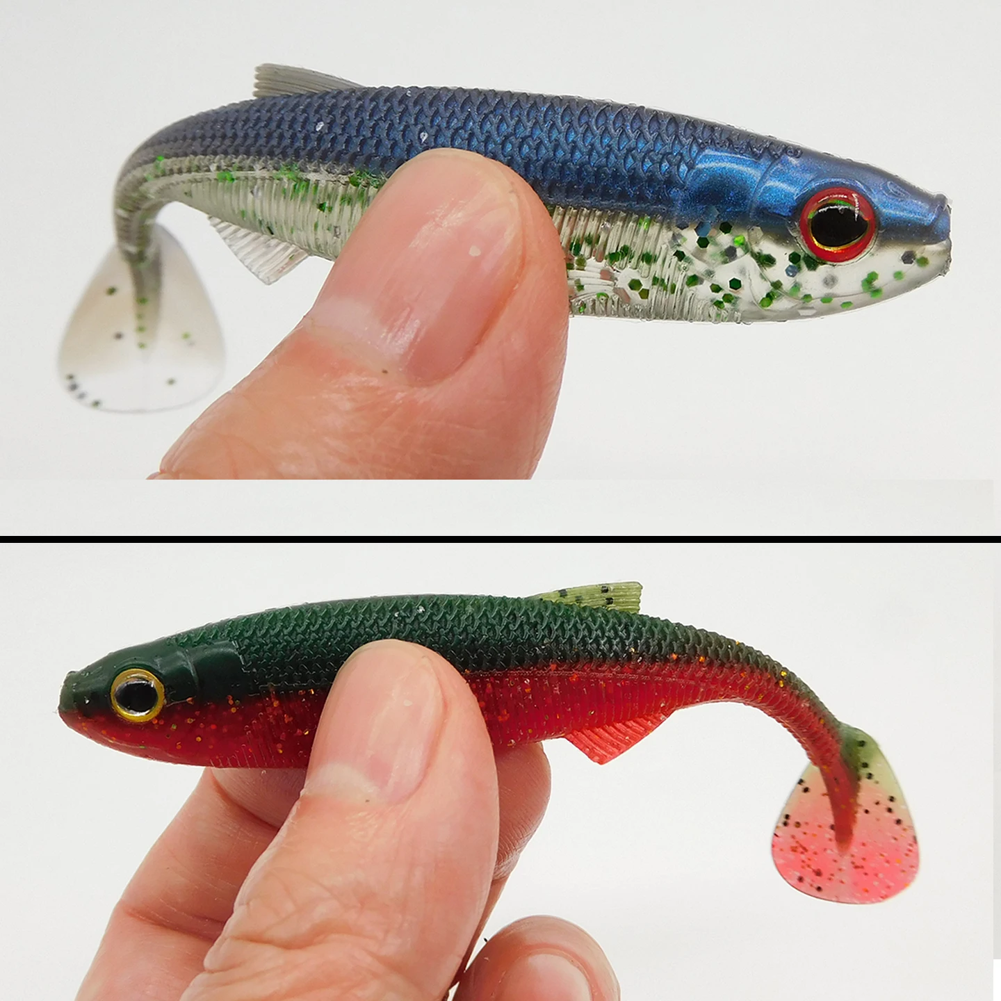 KESFISHING nuevo señuelo de pesca acción Shad 100mm isca cebo suave artificial para Lucio perca zander pesca - imagen 2