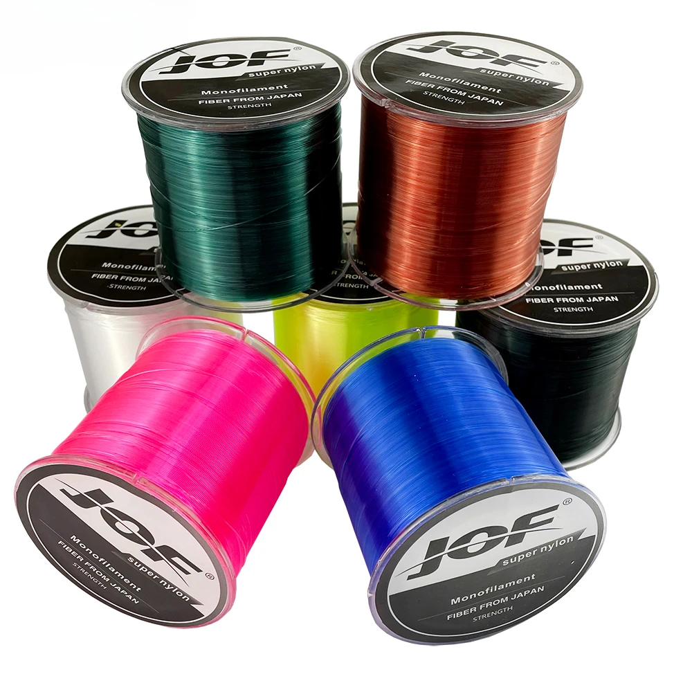 JOF-sedal de nailon Invisible para pesca de carpa, alambre de pesca moteado, 500 metros, caña de mar, señuelo, línea de fundición para pesca de carpa, 2-13kg - imagen 4