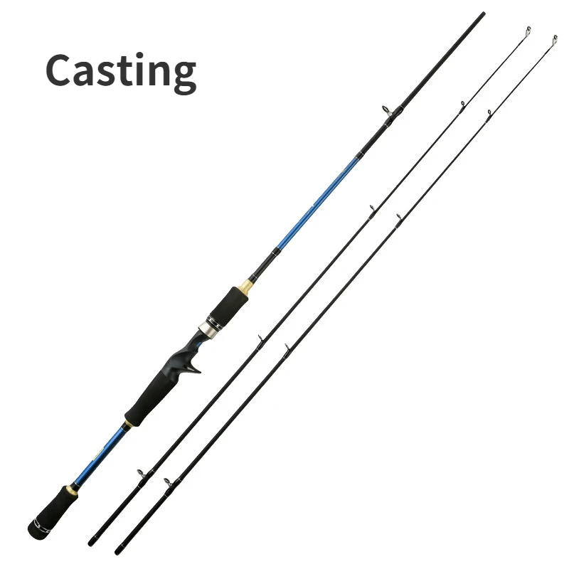 Goture-caña de pescar giratoria/fundición de carbono M/ML, 1,8-2,3 M, caña de boca de caballo, equipo de pesca de mar - imagen 3