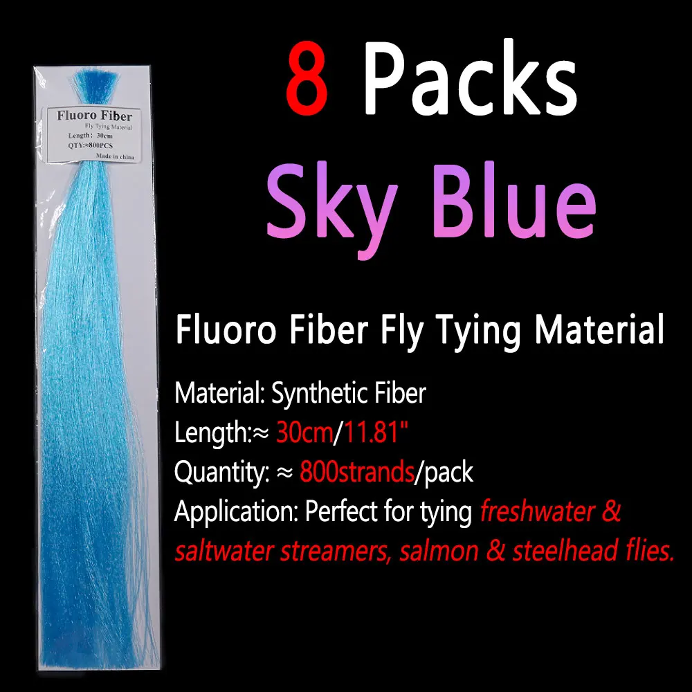 8 Packs Sky Blue