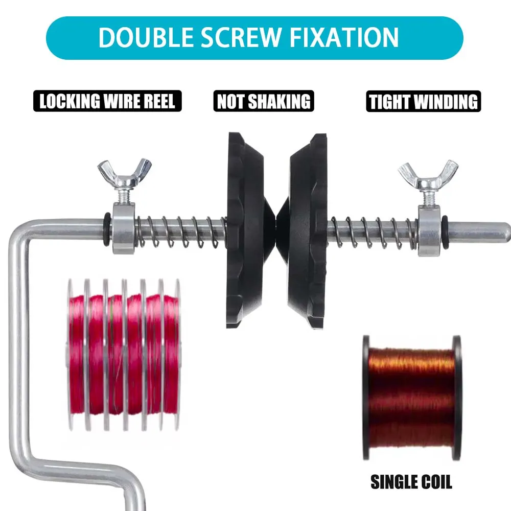 JSFUN New Fishing Line Spooler for Baitcasting Spinning Reel Portable Fishing Line Winder Machine Reel Spooler - imagen 4