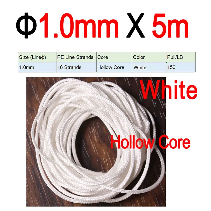 1.0mm X 5m White