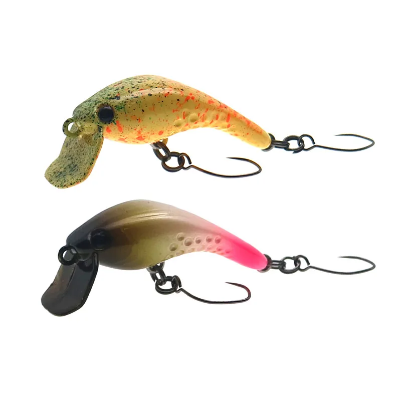 Mini Minnow Señuelo Trucha Flotante – Crankbait Silencioso Agua Dulce - imagen 4