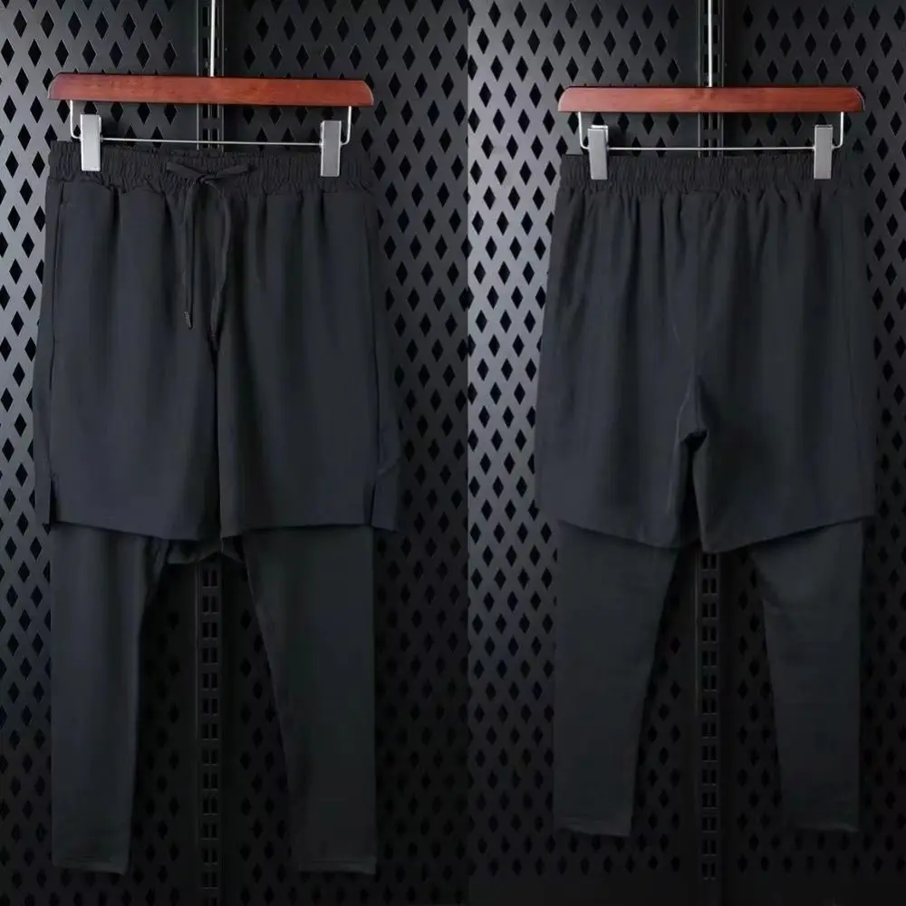 Mallas de baloncesto 2 en 1, mallas para correr, pantalones cortos deportivos transpirables para correr, mallas deportivas de compresión de poliéster de secado rápido para hombres y mujeres - imagen 4