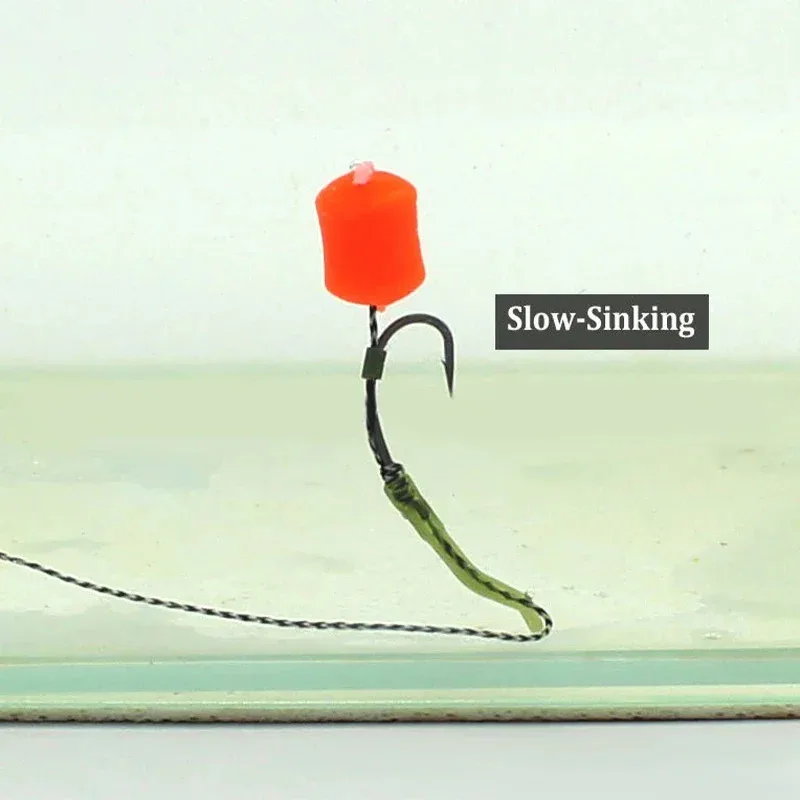 8 unids/pack cebo de pesca de carpa cebo de mancuernas de hundimiento lento sabor a calamar afrutado comida falsa aparejos emergentes cebo Artificial flotante - imagen 4