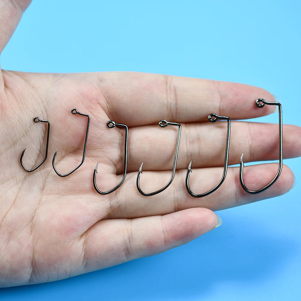 Jig Head Aberdeen MNFT 90° – Anzuelos vástago largo acero al carbono